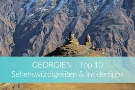 (uncountable) the language of georgia, a country in eastern europe.· (countable) a person or a descendant of a person from georgia, a country in eastern europe.· (countable) a native or resident of the state of georgia in the united states of america.·of, from, or pertaining to the eastern european country of georgia, the georgian people or the. Georgien Sehenswurdigkeiten Das Sind Die Top 10 Highlights