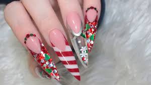 These nails come as a blessing for all women who love long nails but just can't grow them. Notpolish Christmas Aquarium Acrylic Nails Youtube