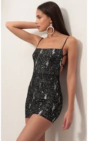 Party Dresses Starstruck Strappy Dress In Black Starlight Dress Party Night Party Dress Teens Party Dress