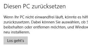 Eine fülle von informationen zu update, upgrade, installation, usw. Windows 10 Zurucksetzen Hangt Wie Lange Dauert Das Galaxy Tipps