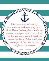Anchor Quote 8x10 Print Anchor Quotes Quotes Lds Quotes