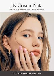 Amazon.com: ohora Semi Cured Gel Nail Strips (N Cream Pink)