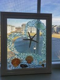 Beach glass bath accessories made from sustainable sea glass, this set of bathroom accessories constitutes a good option for your bathroom supplies. Beach Decor Sea Glass Art Wedding Gift Seaglass Window Bathroom Art Heart Beach Glass Beach W Sea Glass Art Sea Glass Window Art Glass Art Techniques