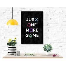 Cara membuat hiasan dinding kamar buatan sendiri : Poster Kayu Pajangan Dinding Hiasan Kamar Just One More Game Terbaru Agustus 2021 Harga Murah Kualitas Terjamin Blibli