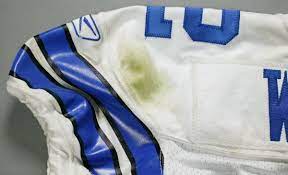 Up4auction Check Out The Stainage On This Awesome Game Worn Cowboys Jersey Game Wear Jason Witten Jersey