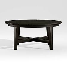 Large oval teak outdoor coffee table for enjoying hot drinks with company al fresco. Vista Ii Black Adirondack Outdoor Patio Coffee Table Reviews Crate And Barrel