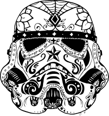 Sugar Skull Animal Colouring Pages Mcoloring Skull Coloring Pages Star Wars Drawings Star Wars Sugar Skull