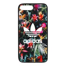 Adidas Tropical Flower Pink Print On Hard Cover Phone Case For Iphone And Samsung Adidas