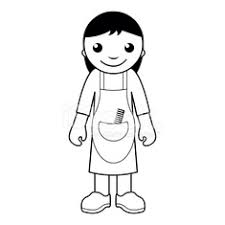 Get inspiration and ideas from this list of hair salon names and logos for hair stylists, beauty salons, colorists, nail studios, microblading brow and eyelash, skin care spas, children's salons, men's salons, barbershops, and even mobile beauty business names! Hairdresser Coloring Page For Kids çŸ¢é‡å›¾åƒ å…ç‰ˆç¨Ž