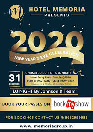 For More Info Contact Us 91 9632999688 Event Entry Fee Couples 999 Stag 899 Children 299 Newyeareve Newyearceleb Event Entry Book Show Buffet