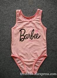 Baby Girl Barbie One Piece Swimsuit Swimwear Kids Children Top Swim Beach Wear Bodysuit Kid Swim Suits Kids Suits Toddler Bathing Suits