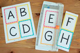 Help children learn the alphabet with these free printable alphabet flashcards. Free Printable Alphabet Flashcards Upper And Lowercase The Many Little Joys
