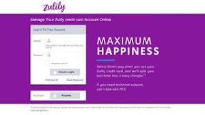I opened a new zulily credit card account. 2