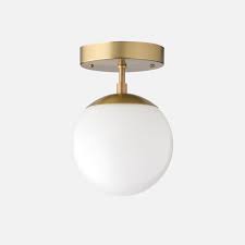 Nova With Opal Shade In 2020 Mid Century Light Fixtures Modern Exterior Lighting Mid Century Modern Ceiling Light