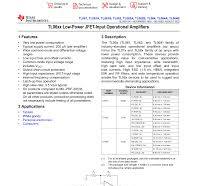 TL06xx Low-Power JFET-Input Operational Amplifiers datasheet ...