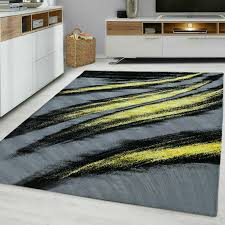 See more ideas about yellow gray room, grey room, yellow bedroom. Waves 6630 Ochre Yellow Grey Mustard Gold Rug Floor Bedroom Large Carpet Rugs Ebay