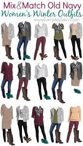 Winter Capsule Wardrobe Mix And Match Outfits From Kohls Cute Winter Outfits Winter Outfits Women Clothes For Women