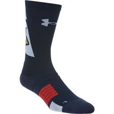 under armour mens unrivaled american eagle crew socks navy