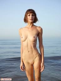 PinkFineArt | Flora Naked On The Beach from Hegre-Art
