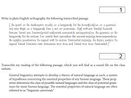 Every symbol has only one pronunciation. Q1 Transcribe Phonetic Alphabet To English Q2 Tr Chegg Com