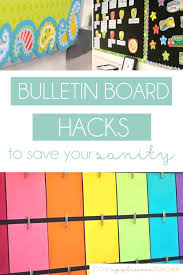 Lay the board face down over the batting. Bulletin Board Hacks To Save Your Sanity The Applicious Teacher