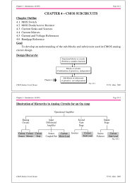 chapter 4  cmos subcircuits cmos