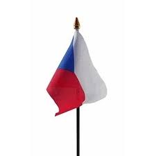 Vlag tsjechië gemaakt van spunpolyester 160 gr/m2 bedrukt met zeefdruk methode. Tsjechie Mini Vlag Landen Versiering In Oranje Artikelen Winkel Oranjeshopper