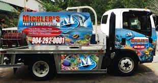 Mickler's pest and lawn service is a lawn and ornamental pest control company for residential and commercial properties. Custom Truck Graphics On This Isuzu Truck Graphics Custom Trucks Trucks