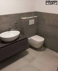 Allerdings ist es in feuchträumen wichtig, schimmelbefall und wasserflecken schon mit der wahl der richtigen farbe vorzubeugen. Keramik Loft Hannover I Fliesen Betonoptik I Zeitgemasses Baddesign I Glanzende Waschschale I Robuste Badfliesen Fliesen Betonoptik Bad Design Betonoptik