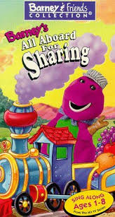 See more ideas about barney, vhs movie, vhs. Opening And Closing To Barney S All Aboard For Sharing 2000 Vhs Custom Time Warner Cable Kids Wiki Fandom