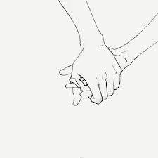 Together Holding Hands Drawing How To Draw Hands Drawings