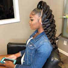 Pre Plucked Virgin Human Hair Silky Straight Lace Front Wig Color 1b Hair Ponytail Styles Natural Hair Styles Weave Ponytail Hairstyles