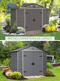 Pgh Metallgeratehaus Junus Metallgeratehaus Kleines Gartenhaus Gartenhaus