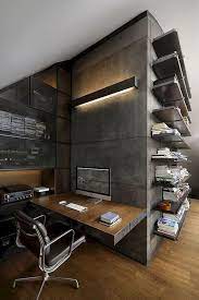 Loft business office style inventive studies and studios styles in lofts fashionable study with nice read. 25 Modern Loft Design Ideas You Need To Know Godiygo Com Modern Home Interior Design Loft Design Modern Houses Interior