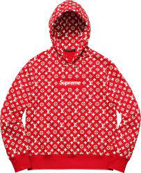 Louis Vuitton X Supreme Box Logo Hooded Sweatshirt Blvcks Supreme Clothing Supreme Hoodie Louis Vuitton Supreme