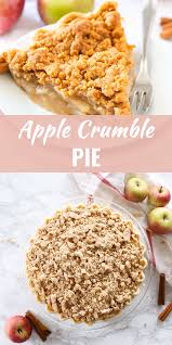Apple Crumble Pie In 2020 Easy Pie Recipes Apple Crumble Pie Recipe Apple Pie Recipe Easy