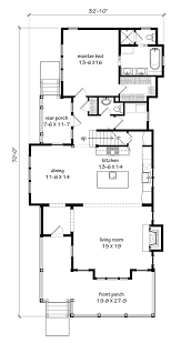 Main Level Floor Plan Narrow Lot House Plans House Blueprints House Plans Farmhouse