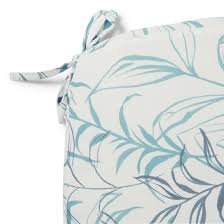 【comfortable】this dining chair's fabric is very close to skin.soft padded seat and backrest cushions provide outstanding comfort. House Home Leaf Print Seat Cushion White Big W