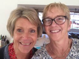 Marianne Kerr and Sally Norman 40 + years