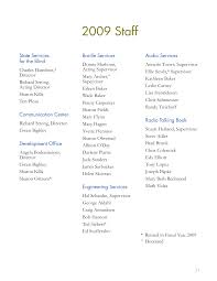 2009 Staff