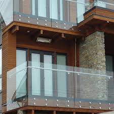 Replaces traditional rails with small clamps attached to aluminum posts. China Outdoor Stainless Steel Glass Balcony Railing Design China Balcony Railing Design Glass Balcony Railing Design