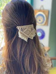 Macrame Hair Clips Macrame Hair Accessories Macrame Headband Macrame Hair Clip