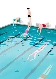 Pin By Yolanda Cremin On Swimming In 2021 Pool Art Swimming Pool Art Pool Drawing