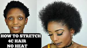 Generally, african american hair is brittle and damages easily. How To Two Ways To Strecth 4c Natural Hair No Heat Youtube