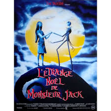Original nightmare before christmas poster. The Nightmare Before Christmas French Movie Poster