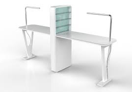 Double Wholesale Manicure Table Salon Furniture Modern Manicure Tables 575 Manicure Table Nail Salon Decor Nail Salon Design