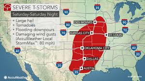 Tornado alley is a nickname given to an area in the southern plains of the central united states that consistently experiences click map for larger image of tornado alley. Dangerous Severe Weather Threat Packing Tornadoes And Large Hail Looms Over Central Us Accuweather