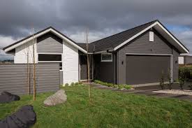 Black And White House Exterior Nz Landmark Homes Shared Image Brick Exterior House Exterior House Colors Weatherboard House