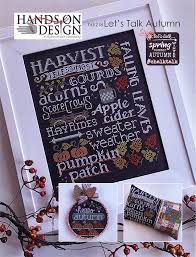 How to design your own cross stitch pattern; Let S Talk Autumn Cross Stitch Pattern Hands On Design Fat Quarter Shop