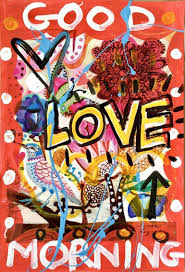 Original Graffiti Painting By Mercedes Lagunas Expressionism Art On Paper Good Morning Love In 2020 Happy Art Graffiti Painting Love Painting